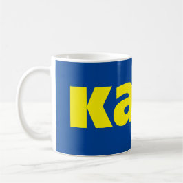 Kaffe på ukrainska kaffemugg