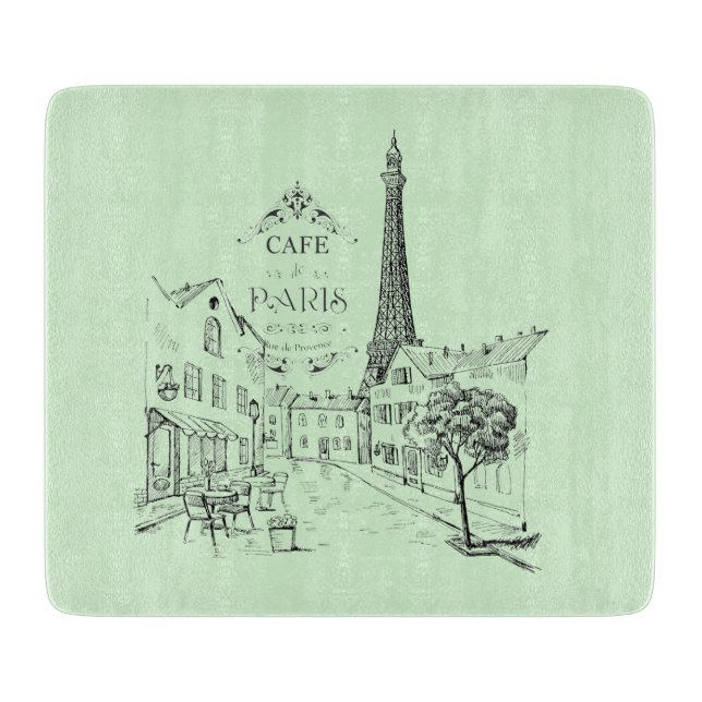 Kaffe Paris Skärbräda (Framsidan)