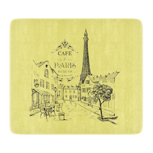 Kaffe Paris Skärbräda (Framsidan)