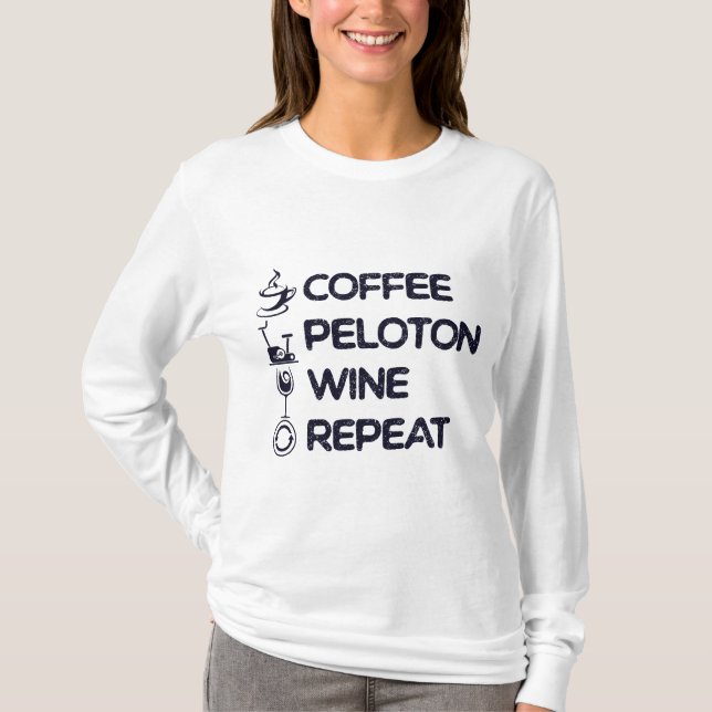 Kaffe Pelo Vin Repeat T-Shirt (Framsida)