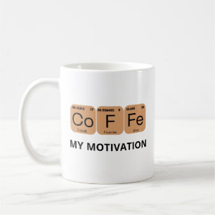 Kaffe Periodiska Systemet Element Kaffemugg