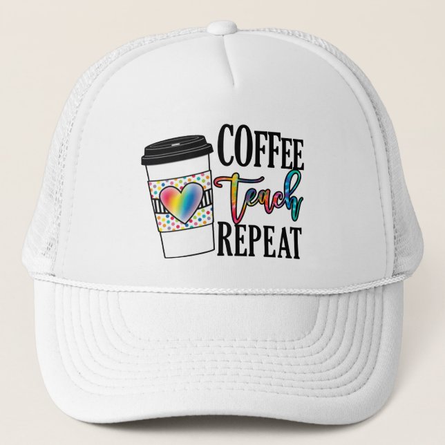 Kaffe, persika, repetera keps (Framsida)