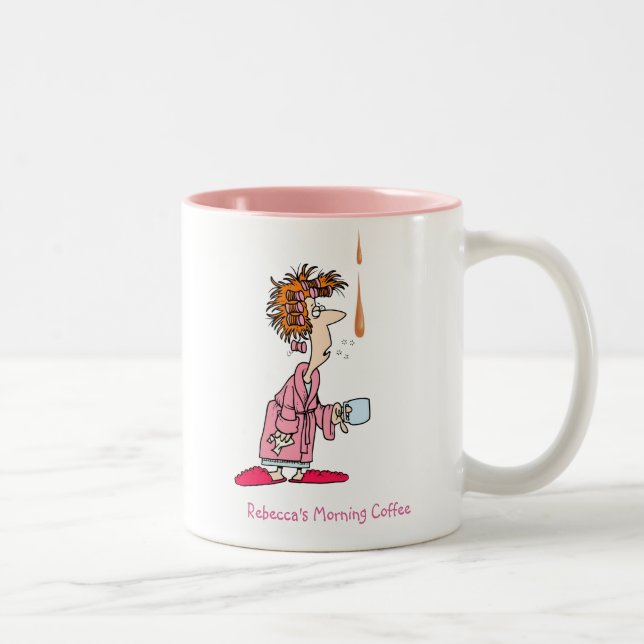 Kaffe-Personlig Två-Tonad Mugg (Höger)