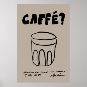 Kaffe Poster
