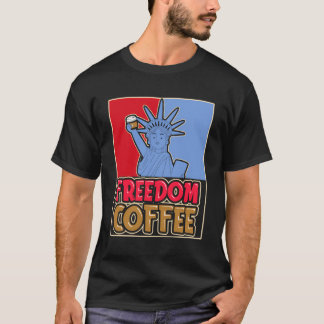 Kaffe Poster Cafe Barista Roaster - kaffe 4:e av T Shirt
