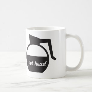 Kaffe Pot Funny Pot Head Mugg