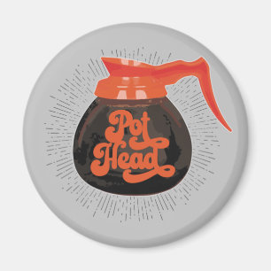 (Kaffe) Pot Head Magnet