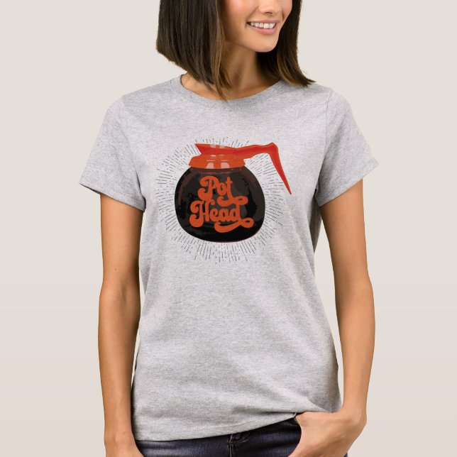 (Kaffe) Pot Head T-Shirt (Framsida)