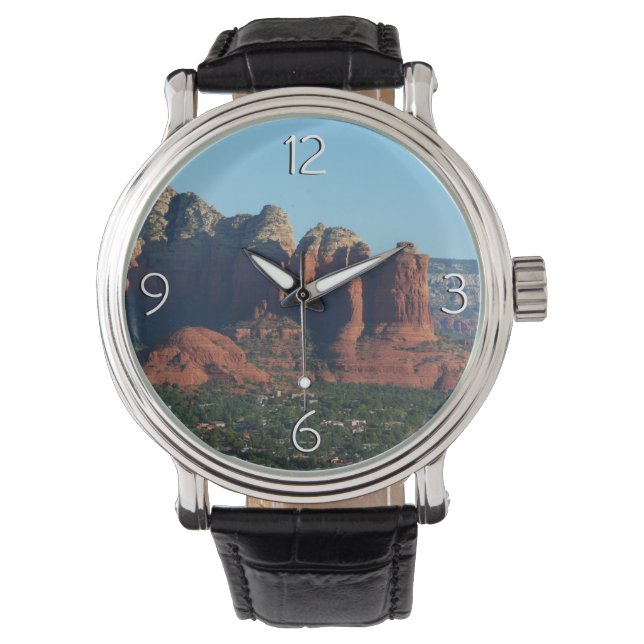Kaffe Pot Sten I i Sedona Arizona Armbandsur (Framsida)