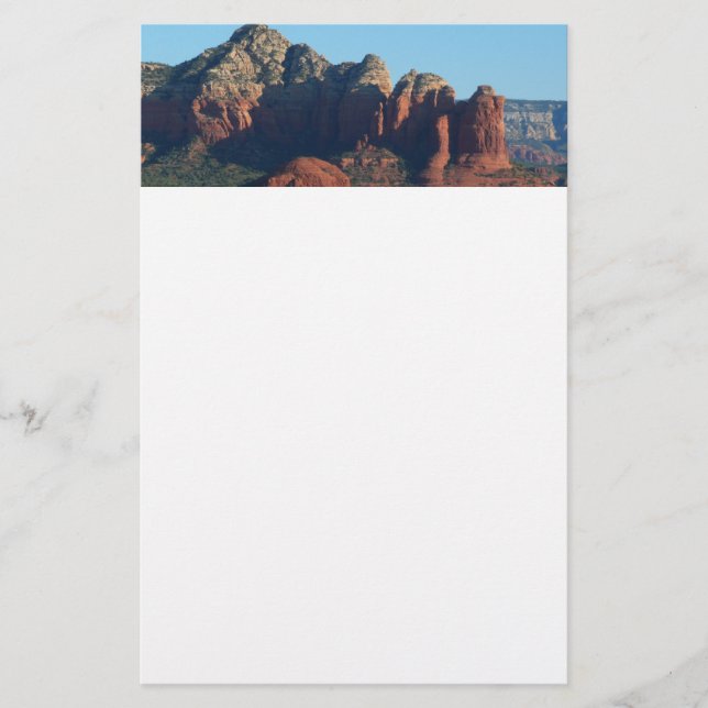 Kaffe Pot Sten I i Sedona Arizona Brevpapper (Framsida)