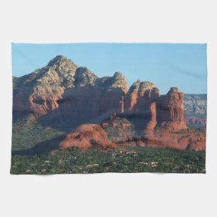 Kaffe Pot Sten I i Sedona Arizona Kökshandduk