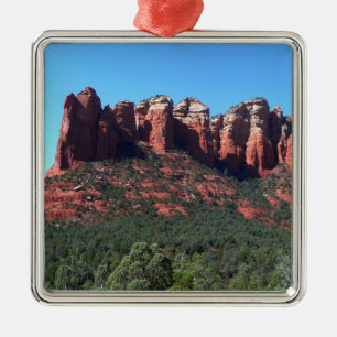 Kaffe Pot Sten II i Sedona Arizona Julgransprydnad Metall