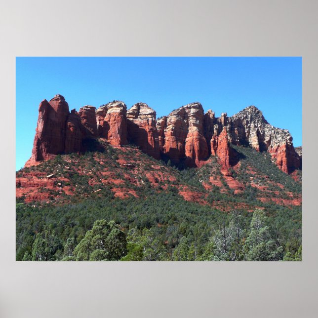 Kaffe Pot Sten II i Sedona Arizona Poster (Framsidan)