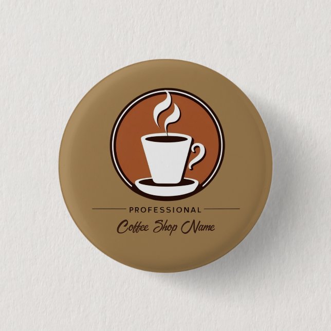 Kaffe, professionell cafe espresso-butik knapp (Framsida)