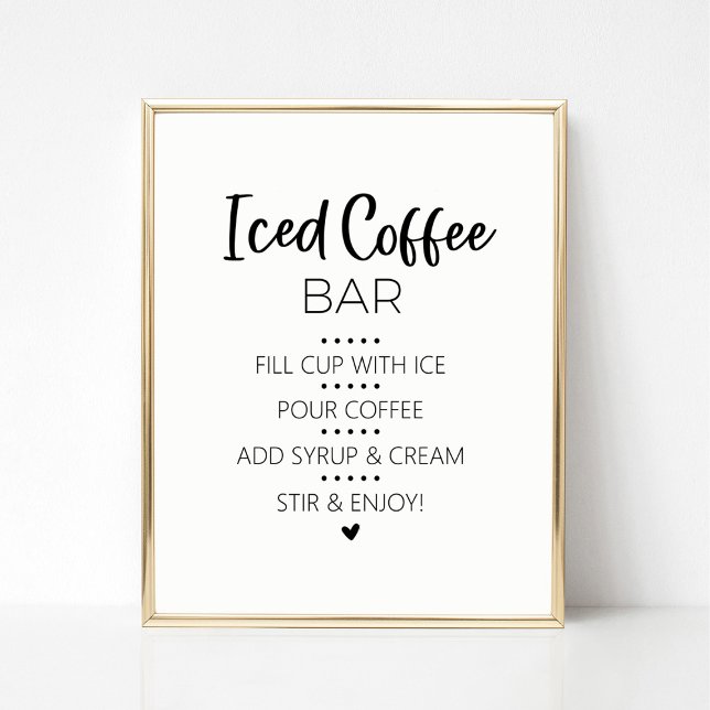 Kaffe Pub Drink-tecken Poster (Skapare uppladdad)