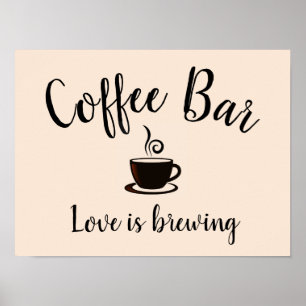 Kaffe pub poster
