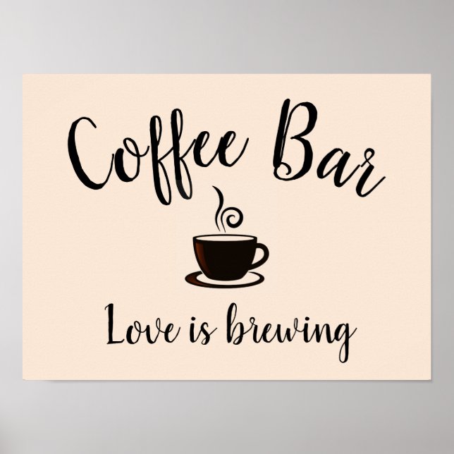 Kaffe pub poster (Framsidan)