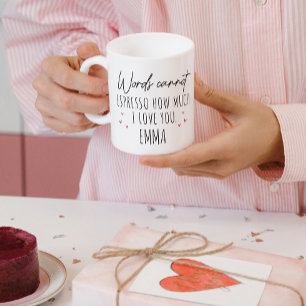 Kaffe Punsäg Jag älskar dig Rolig Alla hjärtans da Kaffemugg