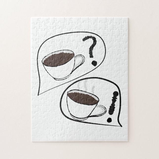 Kaffe? Pussel (Vertikal)