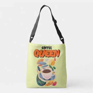 Kaffe Queen - Perfekt Gift for Coffee Lo Axelväska