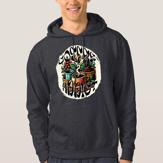 Kaffe-rådgivare Hoodie (Framsida)
