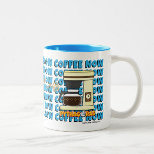 Kaffe rånar nu Två-Tonad mugg