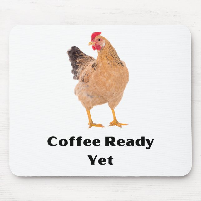Kaffe-Redot än.. kycklingar, humor, lustigt Musmatta (Framsidan)