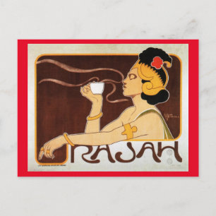 Kaffe, reklam för Vintage Vykort