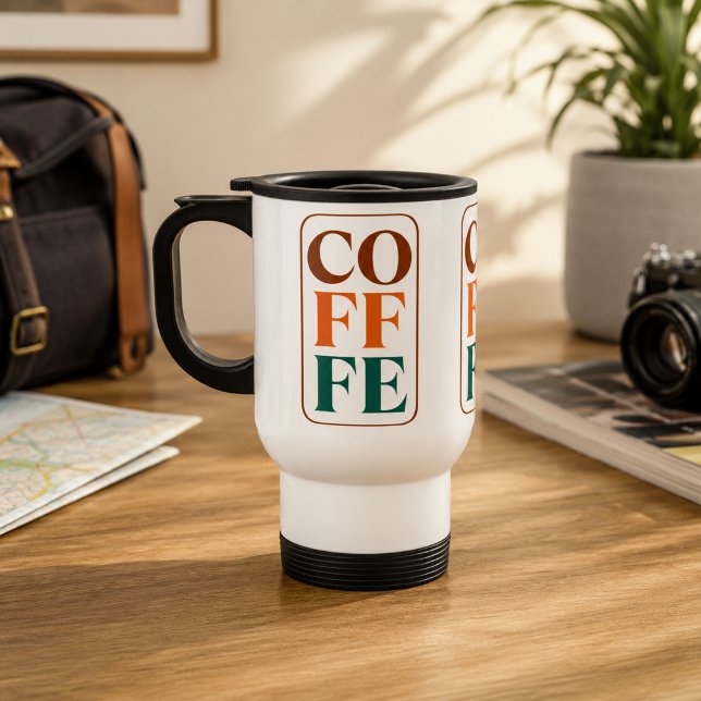 Kaffe Retro Resemugg för Kaffeälskare (Skapare uppladdad)