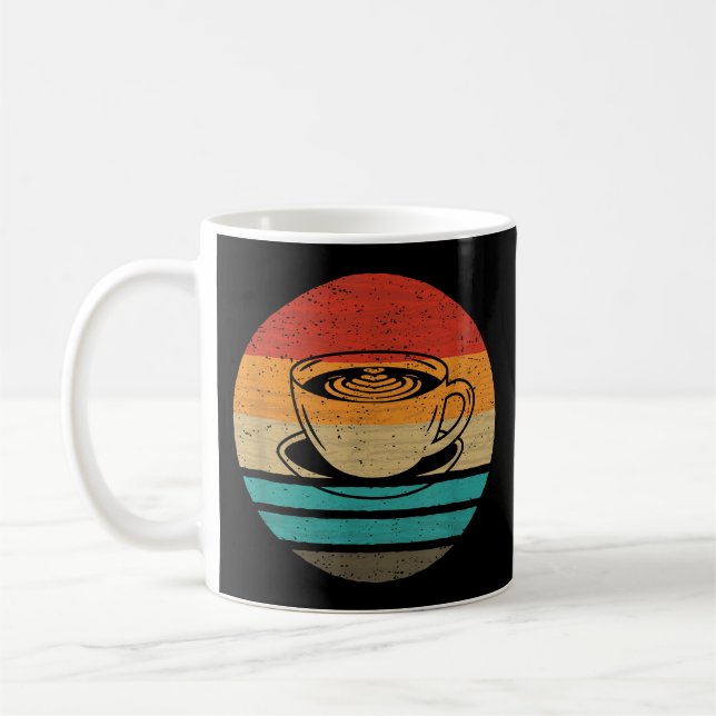 Kaffe Retro Stil Vintage Kaffemugg (Vänster)