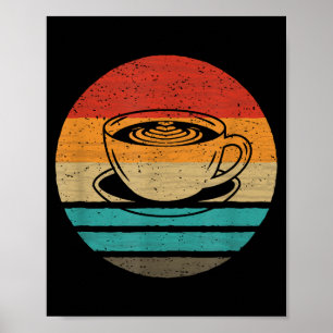 Kaffe Retro Stil Vintage Poster