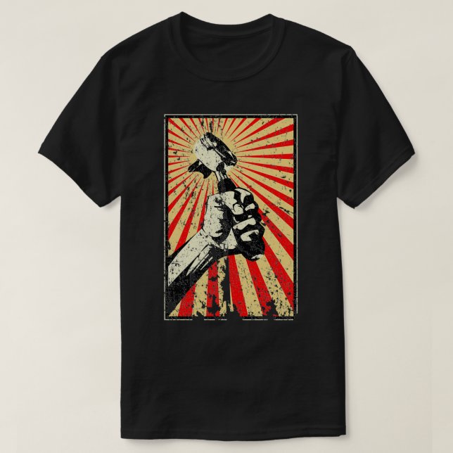 Kaffe Revolution Distress T Shirt (Design framsida)