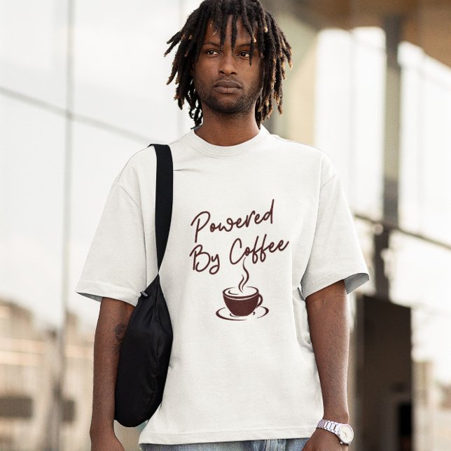 Kaffe rik minimalis teskål Rollig kaffekonst T Shirt (Skapare uppladdad)