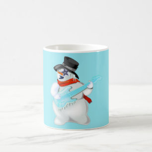 Kaffe rock and roll Snögubbe Mugg