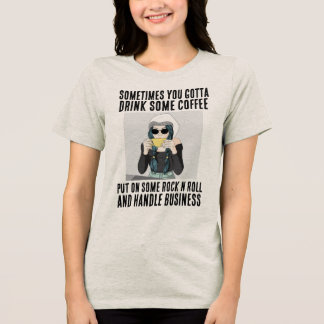 KAFFE & ROCK N ROLL T-Shirt