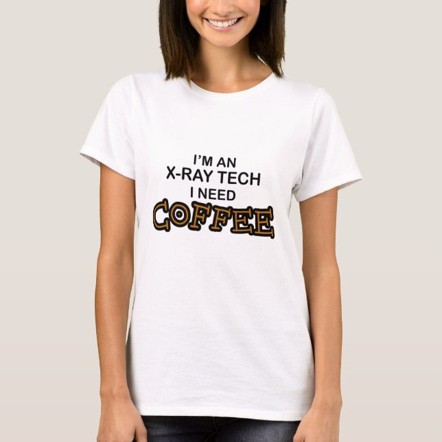 Kaffe - röntgenteknik tee shirt (Framsida)