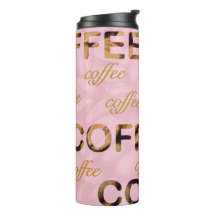 Kaffe rosa guld