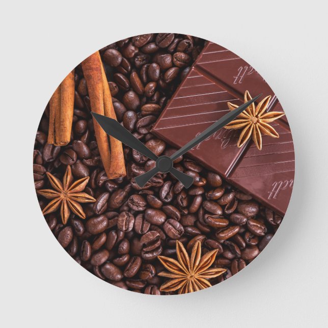 kaffe rund klocka (Framsida)