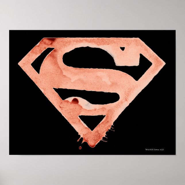 Kaffe S-symbol - röd Poster (Framsidan)