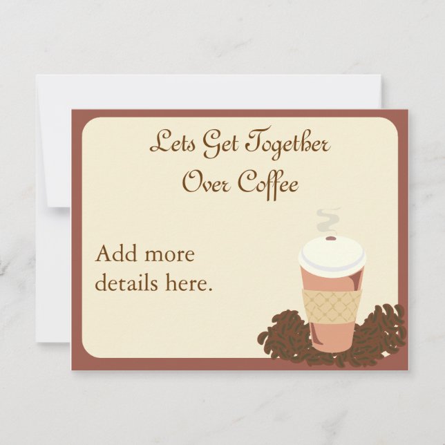 Kaffe samlas ihop (Framsida)