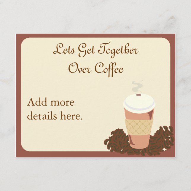 Kaffe samlas ihop (Framsida)