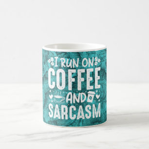 Kaffe Sarcasm Topografisk Karta Blue Kaffemugg