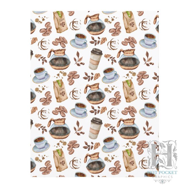 Kaffe Scrapbookpapper (Skapare uppladdad)