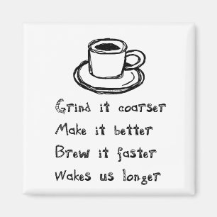 Kaffe, segmentmagnet magnet