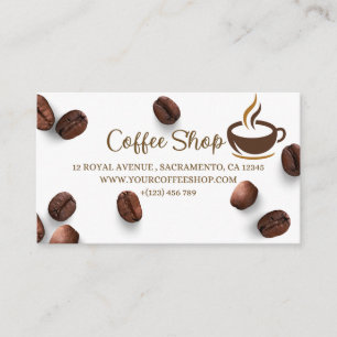 KAFFE SHOP VISITKORT