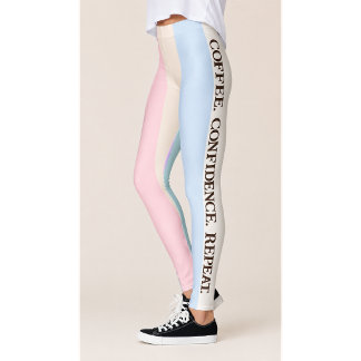 Kaffe Självförtroende Upprepa Kaffe Leggings