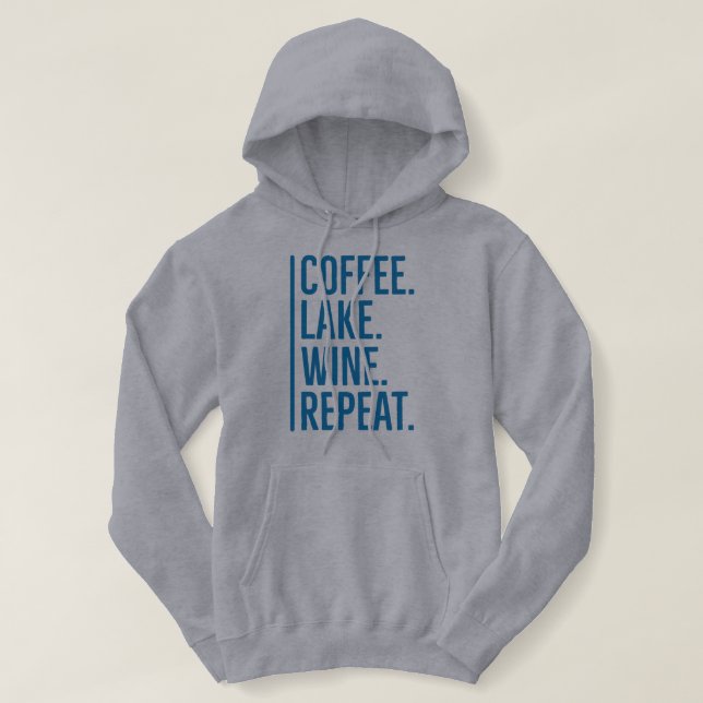 Kaffe Sjö Vin Repeat T-Shirt (Design framsida)