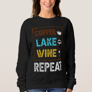 Kaffe Sjö Vin repeats Sjö Lifes Caffein Alcoho T Shirt