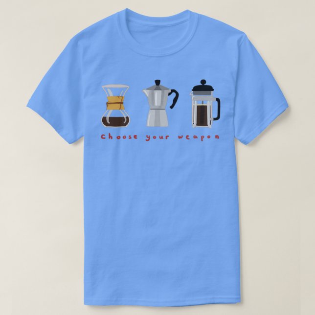 Kaffe Skapar redskap T Shirt (Design framsida)