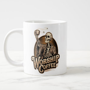 Kaffe Skeleton Funny Jumbo Mugg